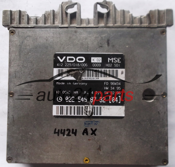 ECU CENTRALITA DE MOTOR MERCEDES W202 C180 1.8 A0225458732, 0225458732, A 022 545 87 32, 412.229/018/006, 412229018006
