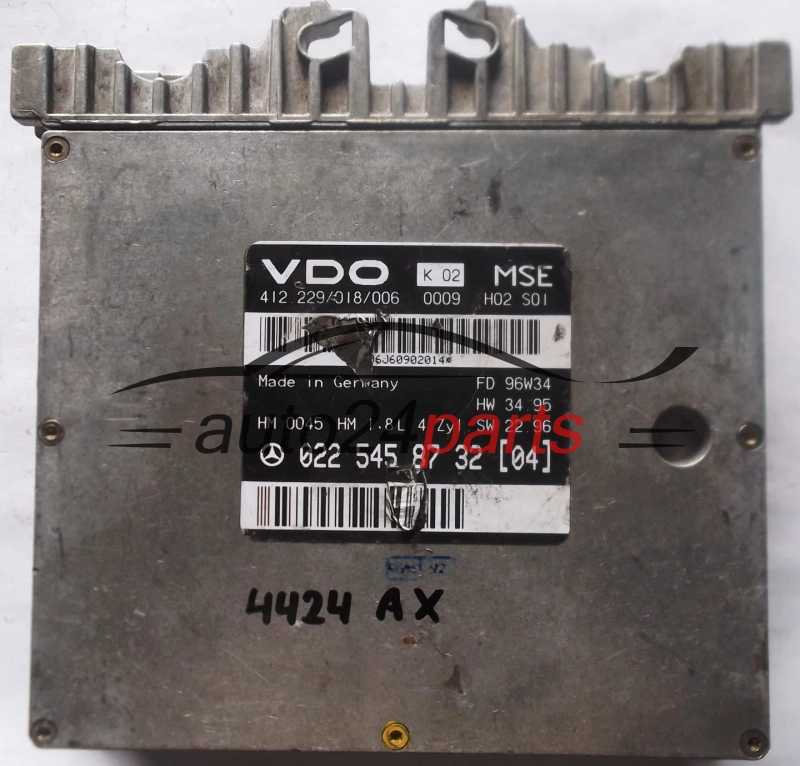 ECU CENTRALITA DE MOTOR MERCEDES W202 C180 1.8 A0225458732, 0225458732, A 022 545 87 32, 412.229/018/006, 412229018006