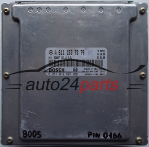 ECU CENTRALITA DE MOTOR MERCEDES C220 2.2CDI, BOSCH 0 281 010 607, 0281010607, A 611 153 73 79, A6111537379