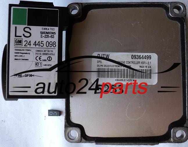 CALCULATEUR MOTEUR OPEL ASTRA CORSA ZAFIRA DELPHI DELCO 09364499 DJTW, 09364499DJTW, HSFI-2.1