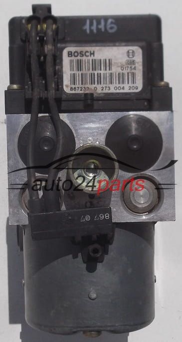 ABS POMPA I STEROWNIK OPEL ASTRA G ZAFIRA BOSCH 0 265 216 461, 0265216461, 90 498 066, 90498066, 0 273 004 209