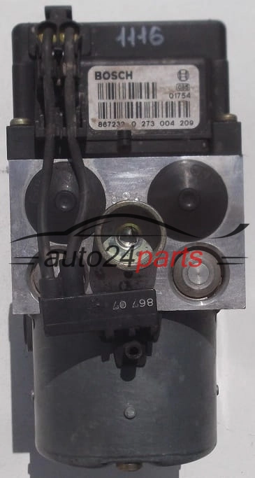 ABS POMPA I STEROWNIK OPEL ASTRA G ZAFIRA BOSCH 0 265 216 461, 0265216461, 90 498 066, 90498066, 0 273 004 209