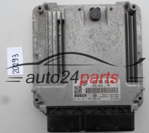 KOMPUTER STEROWNIK SILNIKA VW VOLKSWAGEN GOLF 2.0 TDI 03G 906 016 AQ, 03G906016AQ, BOSCH 0 281 011 848, 0281011848, DIESEL EDC16U1 7000, 1039S06946 -