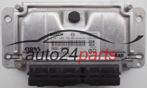 ECU ENGINE CONTROLLER TOYOTA BOSCH 0 261 208 702, 89661-0H022