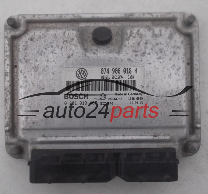 VOLKSWAGEN LT 35 2.5 TDI 074 906 018 H, 074906018H, BOSCH 0 281 010 407, 0281010407