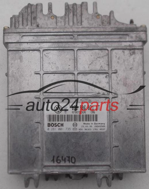 CENTRALINA MOTORE VW VOLKSWAGEN SHARAN ALHAMBRA 1.9 TDI BOSCH 0 281 001 735, 0281001735, 028 906 021 GT, 028906021GT 