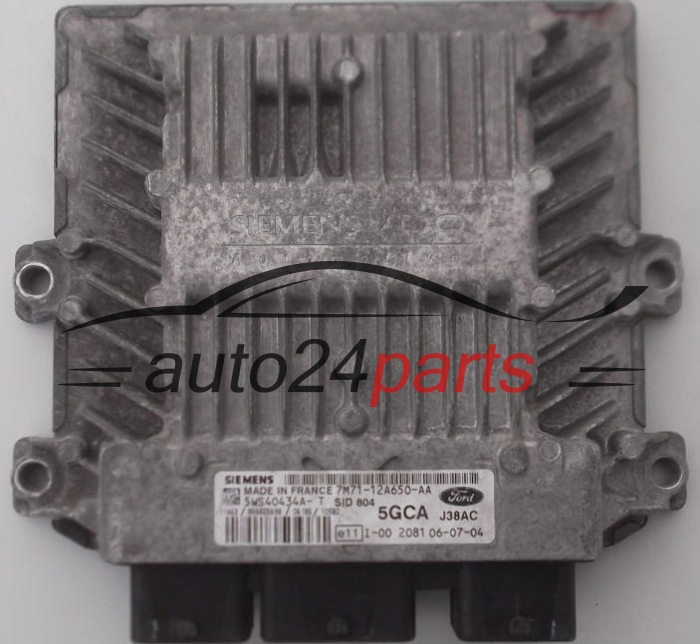 Μονάδα Ελέγχου Κινητήρα FORD FUSION 1.4 TDCI SIEMENS 5WS40434A-T,  7M71-12A650-AA