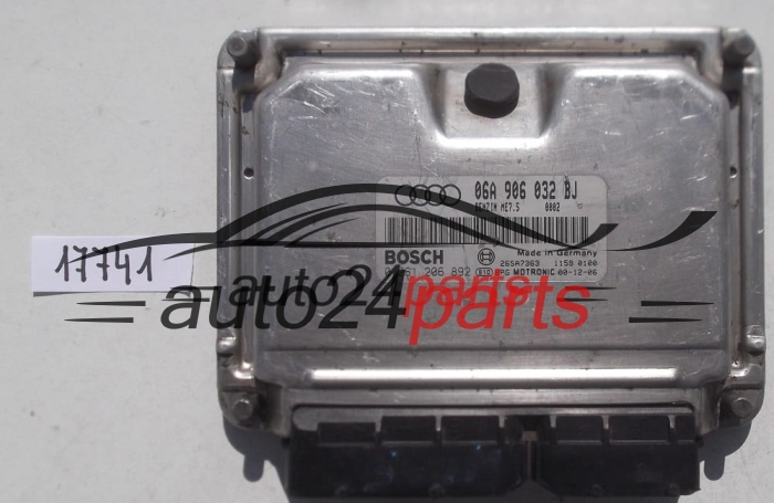 ECU CENTRALITA DE MOTOR AUDI A3 1.8 T AUQ BOSCH 0 261 206 892, 0261206892, 06A 906 032 BJ, 06A906032BJ