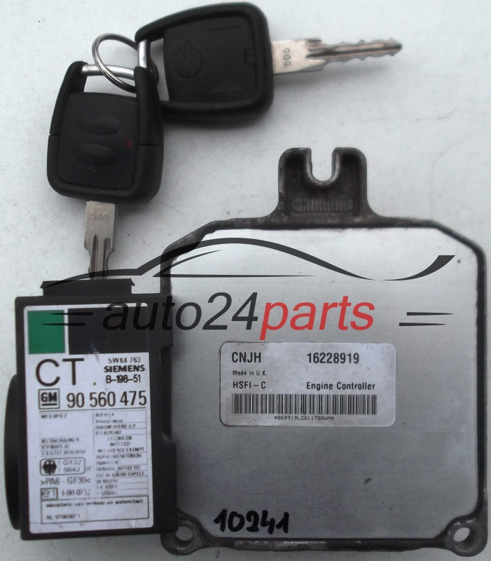 Μονάδα Ελέγχου Κινητήρα OPEL ASTRA ZAFIRA 1.6 X16XEL DELPHI DELCO 16228919 CNJH