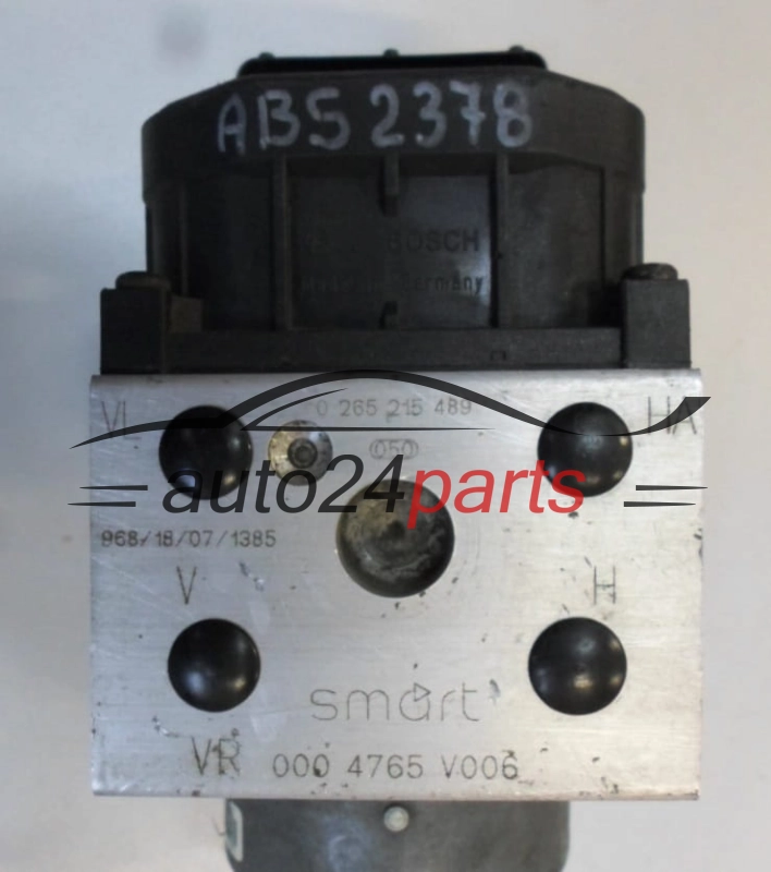 Αντλία αβς SMART BOSCH 0 265 215 489, 0265215489, 000 4765 V006, 0004765V006, 0273004235 