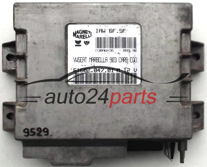 CENTRALINA DO MOTORE SEAT MARBELLA 0.9, MAGNETI MARELLI IAW 6F.SF, IAW6FSF, 61602.047.01, 6160204701