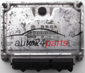 KOMPUTER STEROWNIK SILNIKA SEAT AROZA 1.4 BOSCH 0 261 206 855, 0261206855, 030 906 032 BA, 030906032BA - 5996