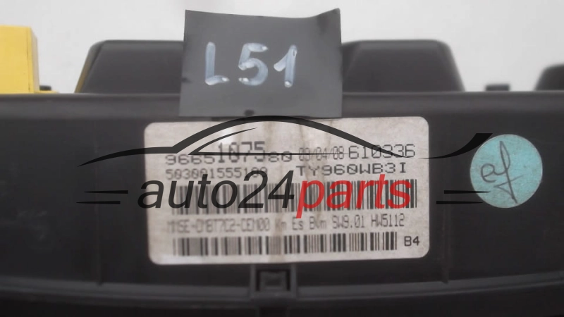 PEUGEOT 308 9665107580, 0110600299