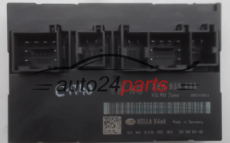 CENTRALKA MODUL STEROWNIK KOMFORTU BSI VW VOLKSWAGEN PASSAT 3AA 959 433, 3AA959433, 5DK 009 064-60, 5DK009064