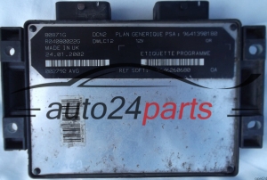 ECU ENGINE CONTROLLER PEUGEOT PARTNER 1.9 LUCAS R04080022G PSA 9641390180 SOFT 9646260680, DCN2 DWLC12