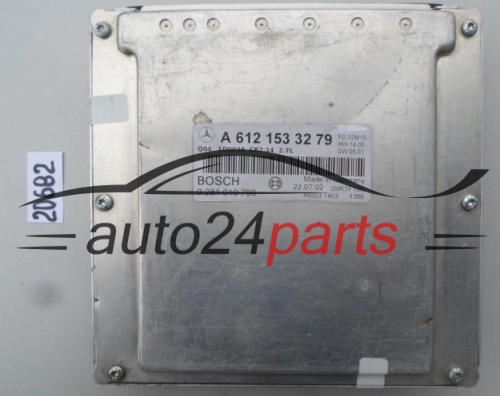 CENTRALITA DE MOTOR MERCEDES 2.7 CDI BOSCH 0 281 010 796, 0 281 010 796, A 612 153 32 79, A6121533279, CR2.14