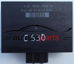 Μονάδα ελέγχου άνεσης VW SEAT SKODA HELLA 5DK 007 951-00, 5DK007951, 5DK00795100, 1J0 959 799 H, 1J0959799H 