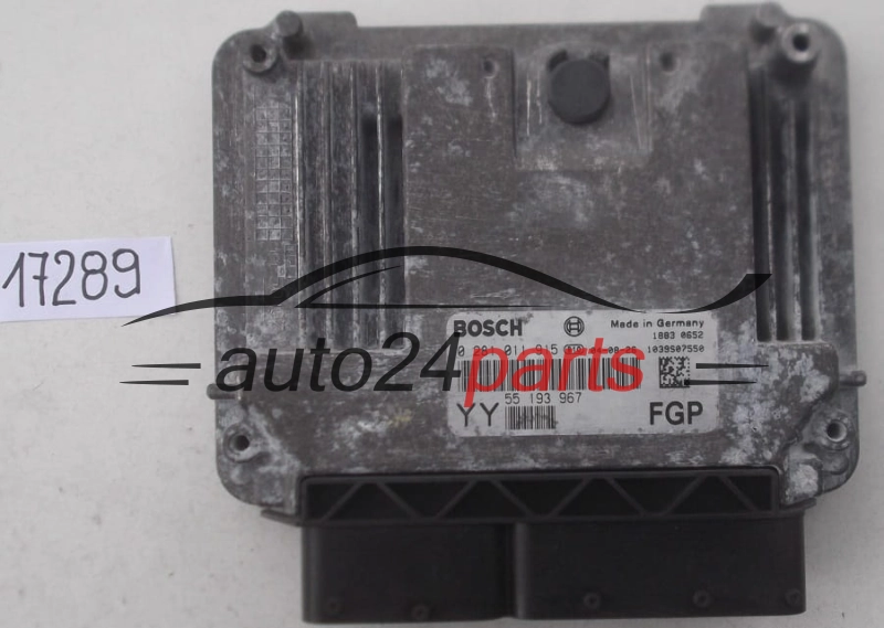 MOTORSTEUERGERÄT ECU STEUERGERÄT OPEL VECTRA SIGNUM 1.9 CDTI Z19DTH BOSCH 0281011915