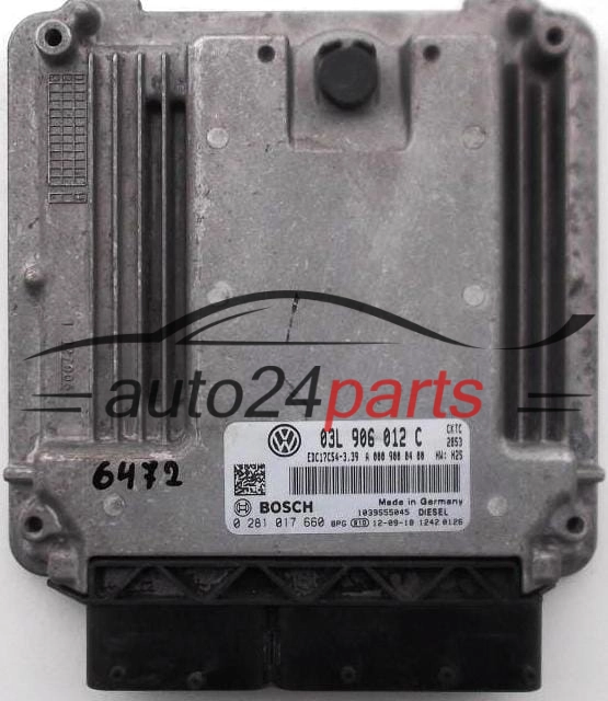 CENTRALINA MOTORE VW VOLKSWAGEN CRAFTER 2.5 TDI BOSCH 0 281 017 660