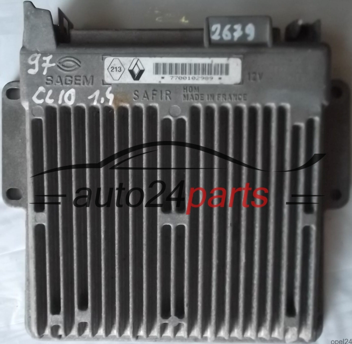 calculateur moteur pour renault clio 1.2 