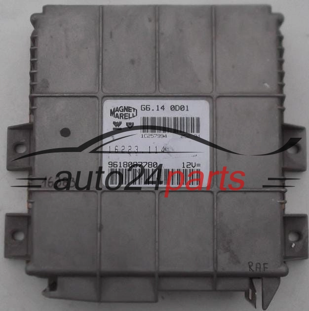 Μονάδα Ελέγχου Κινητήρα PEUGEOT 306 1.4 MAGNETI MARELLI G6.14 0D01, G6140D01, 9618087780, 16223.114, 16223114