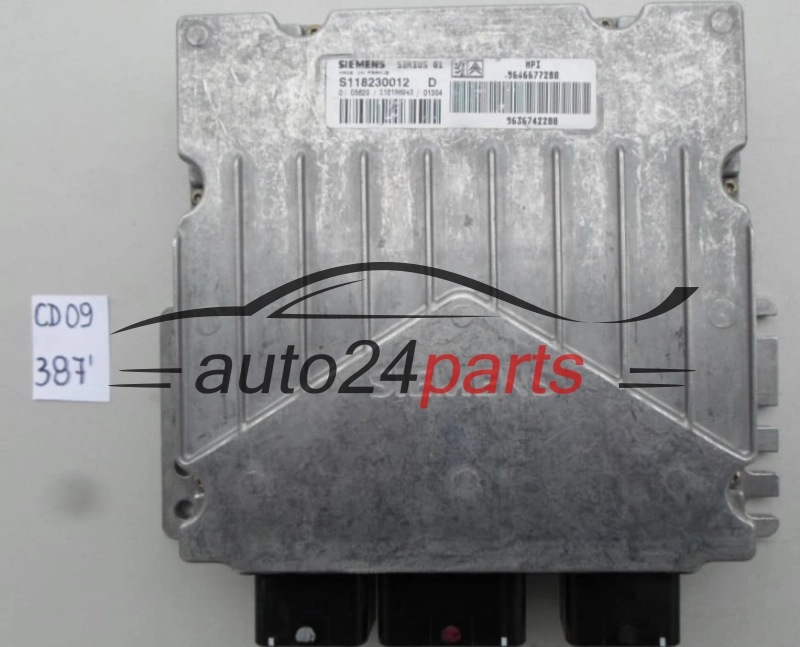 MOTORSTEUERGERÄT ECU STEUERGERAT CITROEN S118230012 D, S118230012D, SIRIUS 81