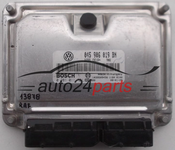 ΜΟΝΑΔΑ ΕΛΕΓΧΟΥ ΚΙΝΗΤΗΡΑ VW VOLKSWAGEN FOX, POLO 1.4TDI, BOSCH 0 281 011 721