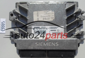 KOMPUTER STEROWNIK SILNIKA RENAULT KANGOO 1.6 SIEMENS S118301124 A, S118301124A, 8200396037, 8200326375 - 