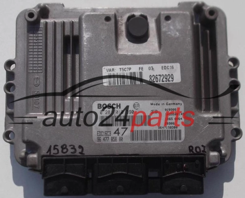 Μονάδα Ελέγχου Κινητήρα PEUGEOT 307 1.4 HDI BOSCH 0 281 010 390, 0281010390, 96 477 858 80, 9647785880, 9647158380, 1039S00145, EDC16C3 47