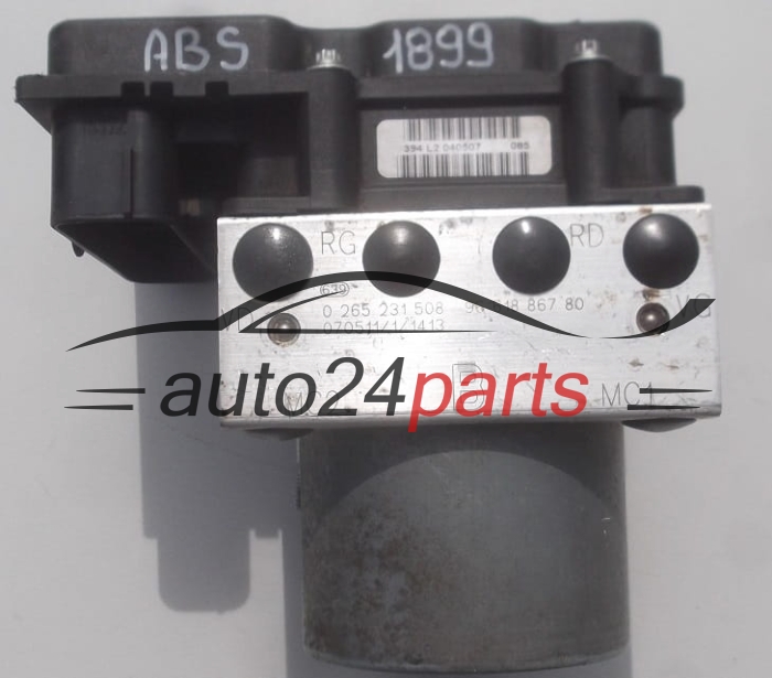 BOMBA DE ABS CITROEN PEUGEOT BOSCH 0265231508 9661886780 0265800406 9663345480