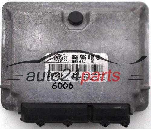 ECU ENGINE CONTROLLER VW VOLKSWAGEN GOLF 2.0 06A906018GM, BOSCH 0261206921