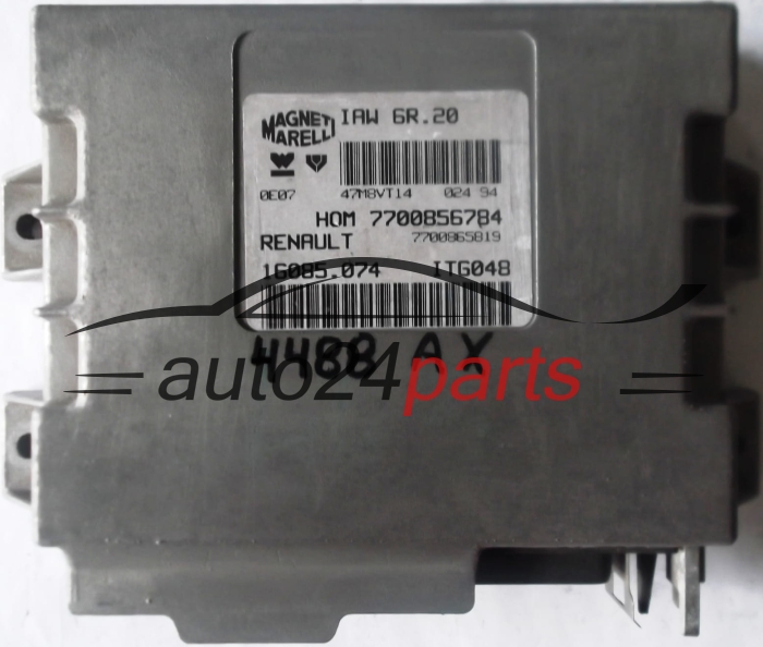 Μονάδα Ελέγχου Κινητήρα RENAULT TWINGO 1.2 MAGNETI MARELLI IAW 6R.20, IAW6R20, 7700856784, 7700865819, 16085.074, 16085074