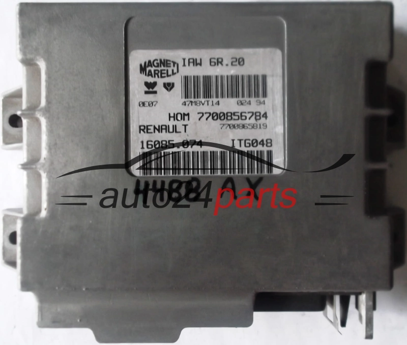 Μονάδα Ελέγχου Κινητήρα RENAULT TWINGO 1.2 MAGNETI MARELLI IAW 6R.20, IAW6R20, 7700856784, 7700865819, 16085.074, 16085074