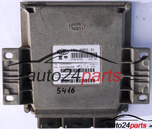 ECU CENTRALITA DE MOTOR CITROEN C5 MAGNETI MARELLI IAW 48P2.31, IAW48P231, 16469034, 9642606280, 16394064, 9643790280