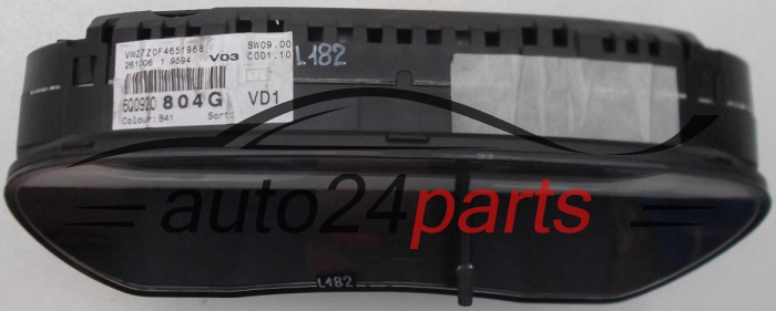 TACHO KOMBIINSTRUMENT VOLKSWAGEN 6Q0 920 804 G, 6Q0920804G, 6Q0920804, 261006 1 9594, 26100619594