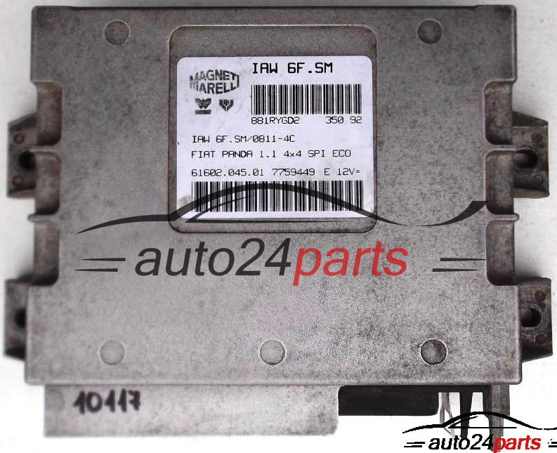 calculateur moteur pour fiat panda 1.1 