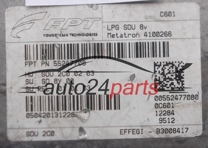 Centralina LPG Lancia Ypsilon 4100266 55247708