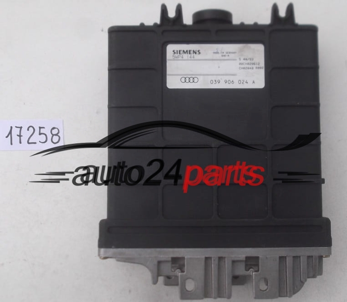 CALCULATEUR MOTEUR AUDI 80 B4 SIEMENS 5WP4 144, 5WP4144, 039 906 024 A, 039906024A