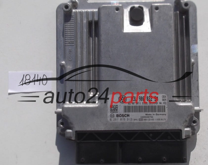 KOMPUTER STEROWNIK SILNIKA VW VOLKSWAGEN AMAROK 2.0 TDI BOSCH 0 281 016 812, 0281016812, 03L 906 022 SM