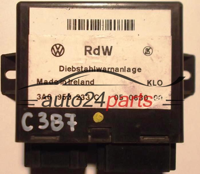 CENTRALKA MODUL STEROWNIK CENTRALNEGO ZAMKA DIEBSTAHLWARNANLAGE VOLKSWAGEN 
