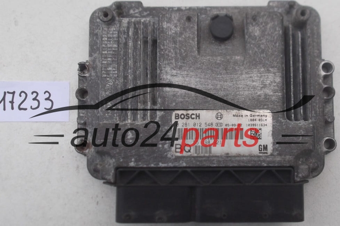 CENTRALINA MOTORE OPEL ASTRA ZAFIRA 1.9 CDTI BOSCH 0 281 012 548, 0281012548, GM 55 198 921 BQ, 55198921BQ, 55198921 