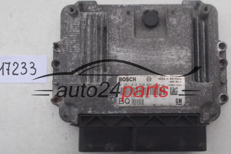 CENTRALINA MOTORE OPEL ASTRA ZAFIRA 1.9 CDTI BOSCH 0 281 012 548, 0281012548, GM 55 198 921 BQ, 55198921BQ, 55198921 