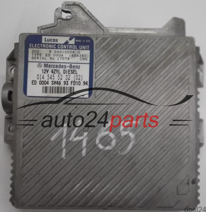 calculateur moteur pour mercedes w202 c-klass c220 d