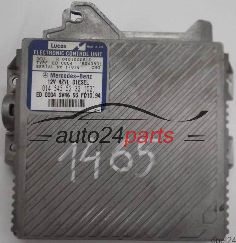 calculateur moteur pour mercedes w202 c-klass c220 d