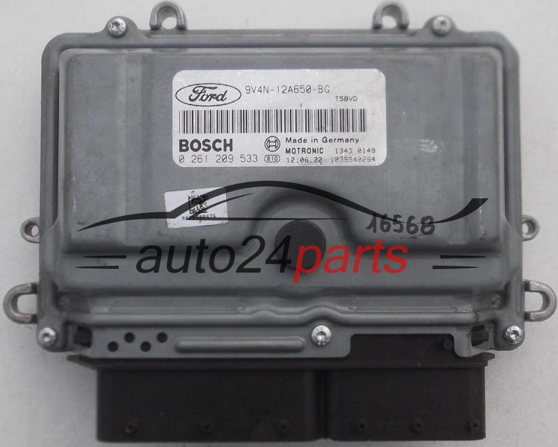 CENTRALINA MOTORE FORD FOCUS KUGA 2.5 T BOSCH 0 261 209 533, 0261209533, 9V4N-12A650-BG, 9V4N12A650BG