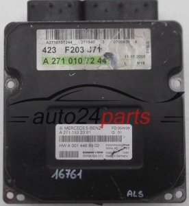 MOTORSTEUERGERÄT ECU STEUERGERÄT MERCEDES SIEMENS VDO 5WK90539 (01), A 271 153 23 91, A2711532391, A 001 446 69 02, A0014466902, A 271 010 72 44, A2710107244, SIM4L KE