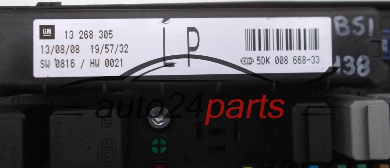 ELEKTRISCHER KASTEN SICHERUNGKASTEN SICHERUNG UND RELAIS STROMKASTEN RELAISKASTEN OPEL ASTRA H ZAFIRA B GM 13 268 305 LP