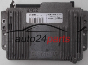 KOMPUTER STEROWNIK SILNIKA RENAULT MEGANE SCENIC 1.6 SIEMENS S115300121 B, S115300121B, HOM 7700875745, 7700111772  -  10992, 12069, 13439, 13442, 13483, 14105, 14774 