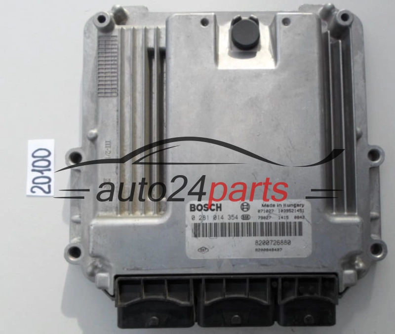 KOMPUTER STEROWNIK SILNIKA RENAULT 2.0 DCI BOSCH 0 281 014 354, 0281014354, 8200726880