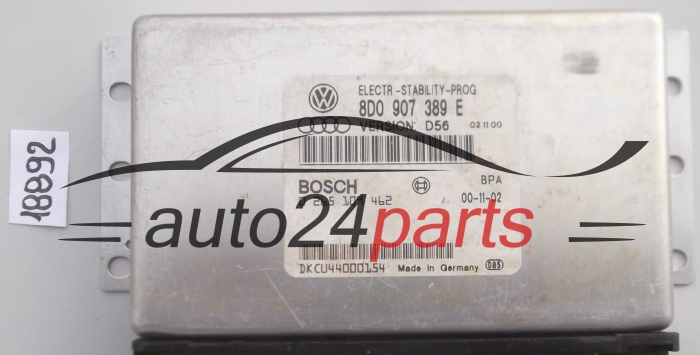 STEROWNIK MODUL ESP AUDI A4 S4 A6 VW PASSAT BOSCH 0 265 109 462, 0265109462, 8D0 907 389 E, 8D0907389E